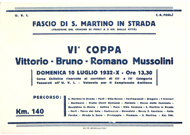 VI Coppa Mussolini Forlì 1932